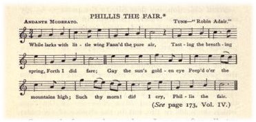 Robert Burns, Phillis The Fair, 1793, from The Complete Works of Robert Burns, ca. 1909, p. 202 Robert Burns, Phillis The Fair, 1793, from The Complete Works of Robert Burns, ca. 1909, p. 202