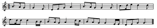 15. "The Fair Flower Of Northumberland", sung by Mrs. Lyall, Aberdeenshire, Scotland, collected by Rev.J. B. Duncan, here quoted  from:  Bertrand Harris Bronson, The Traditional Tunes Of The Child Ballads. With Their Texts, according to the Extant Records of Great Britain and America, 4 Vols., Princeton NJ 1959-1972 (reprint East Windsor NJ, 2009), Vol.1, No. 9.7,p. 142 (original key "A", transposed to "C" by Bronson)