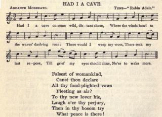 14. "Had I A Cave", from The Complete Works of Robert Burns (Self-Interpreting), Vol. 5, New York 1909, p. 204,