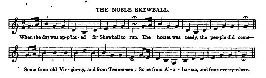 22. "Noble Skewball", from: John Mason Brown, Songs Of The Slaves, in: Lippincott's Magazine of Literature, Science and Education, Vol.2, December 1868, p. 622