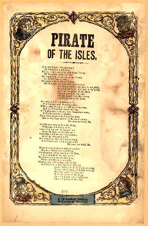 6. Pirate Of The Isles, New York, ca. 1860s